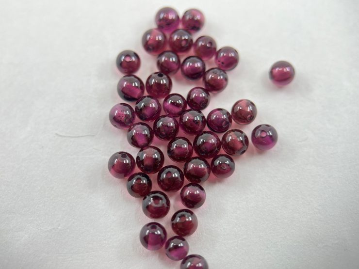 il fullxfull.6004879611 85m6 scaled 100 Pieces of Garnet Full Drilled Beads in 3mm for Jewellery Making