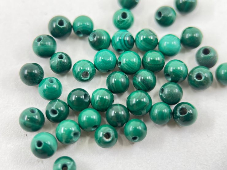 il fullxfull.6004951839 q7c1 scaled 100 Pieces of 3mm Malachite Full Drilled Bead Gemstones for Jewellery Making