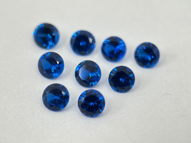 il fullxfull.6119904901 ozf7 scaled Lab-Grown Blue Spinel Corundum Round Shape Faceted Loose Gemstones in Sizes from 1mm up to 3.25mm for Jewellery Making