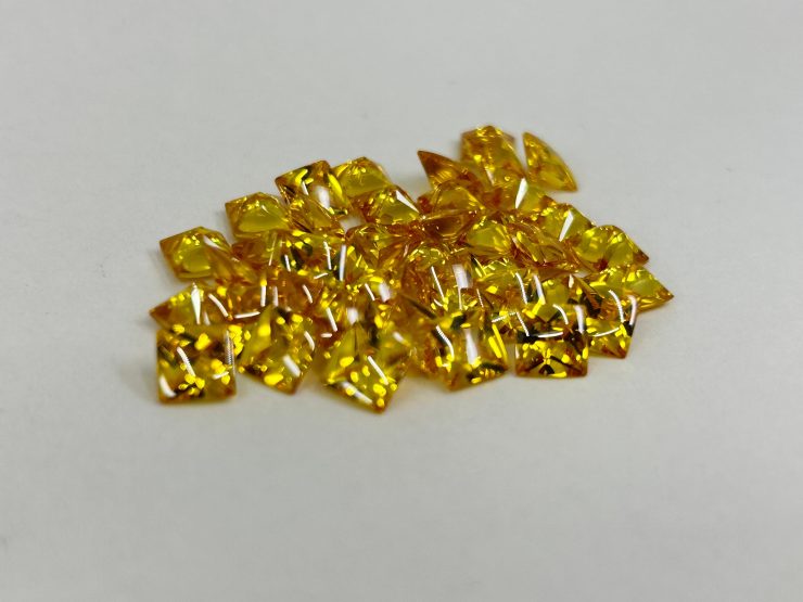 il fullxfull.6117911108 gy2x scaled Citrine Cubic Zirconia (Synthetic) Buff Top Square Shape Loose Gemstones In 6mm, 8mm & 10mm for Jewellery Making