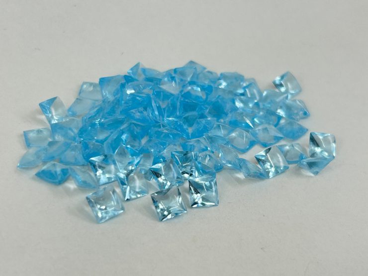 il fullxfull.6118638066 belh scaled Aquamarine Coloured Glass (Synthetic) Buff Top Square Shape Loose Gemstones in 6mm & 8mm for Jewellery Making