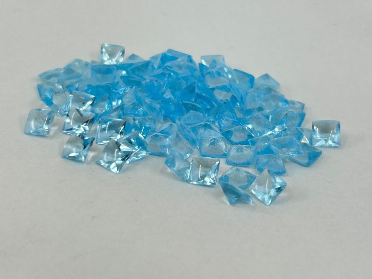 il fullxfull.6118638068 bzp4 scaled Aquamarine Coloured Glass (Synthetic) Buff Top Square Shape Loose Gemstones in 6mm & 8mm for Jewellery Making