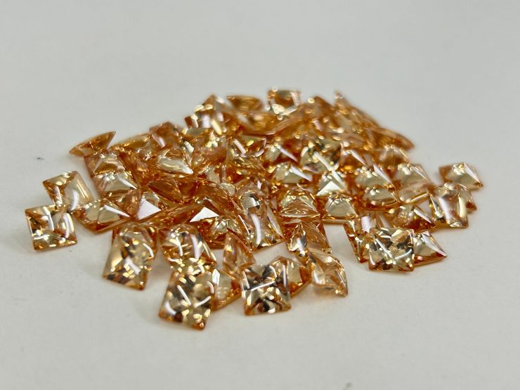 il fullxfull.6166028147 3n72 scaled Champagne Cubic Zirconia (Synthetic) Buff Top Square Shape Loose Gemstones In 6mm, 8mm & 10mm for Jewellery Making