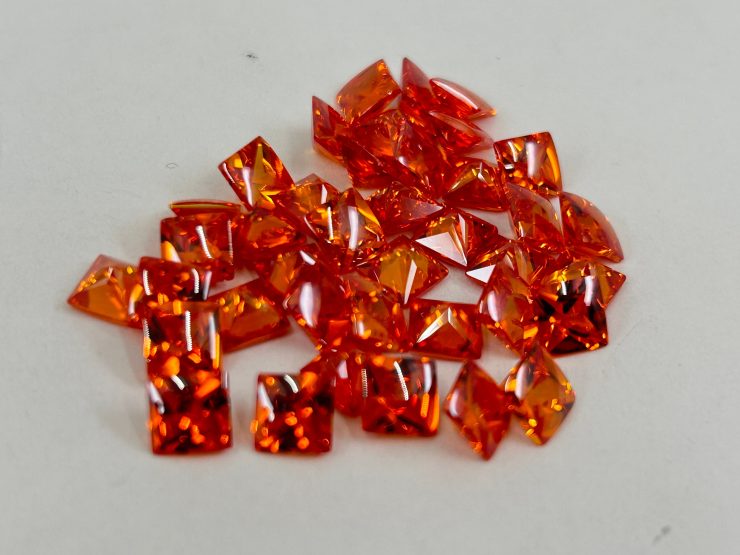 il fullxfull.6166067193 g74i scaled Tangerine Cubic Zirconia (Synthetic) Buff Top Square Shape Loose Gemstones In 6mm, 8mm & 10mm for Jewellery Making