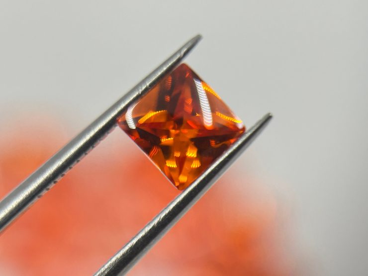 il fullxfull.6166067493 5cm8 scaled Tangerine Cubic Zirconia (Synthetic) Buff Top Square Shape Loose Gemstones In 6mm, 8mm & 10mm for Jewellery Making